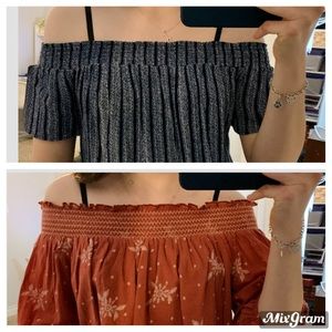 Off shoulder tops